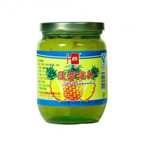 金华宾菠萝罐头瓶装300g
