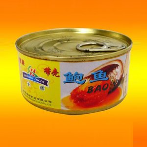 圣晖154g马口铁带壳鲍鱼