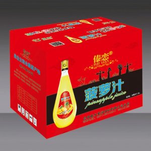 1.5L傣恋菠萝汁外箱