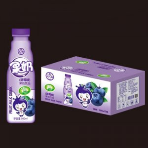 优典源果奶蓝莓味500mlX15
