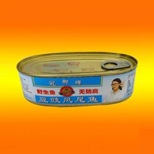 冠御227g豆豉马口铁豆鼓凤尾鱼