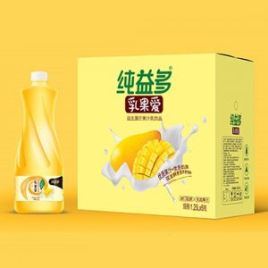 纯益多乳果爱益生菌芒果汁饮品1.25×6瓶