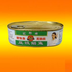 冠御227g马口铁豆鼓鲳鱼
