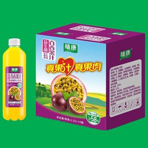 植康益生菌百香果汁1.25Lx6