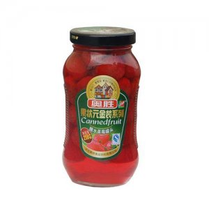 奥胜糖水草莓罐头258g