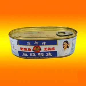冠御227g豆豉马口铁豆鼓鲮鱼