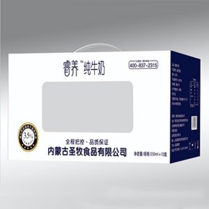 圣牧睿养纯牛奶250ml×12