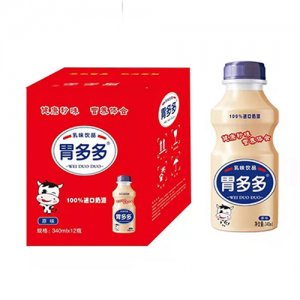 胃多多乳味饮品饮品原味340mlx12瓶