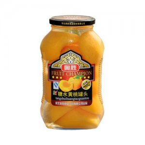 奥胜糖水黄桃罐头768g
