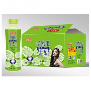 铭品缘哈密瓜牛奶乳味饮料500ml×15瓶