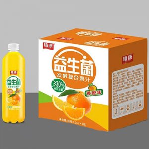 植康益生菌发酵果汁香橙味1.25Lx6
