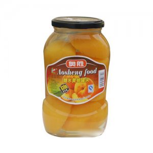 奥胜糖水黄桃罐头830g