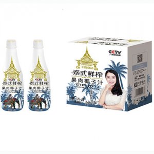 千碧食品果肉椰子汁1.25Lx6