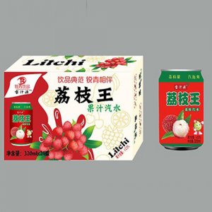 宝汁源荔枝王荔枝汽水320mlx24罐
