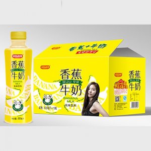 铭品缘香蕉牛奶乳味饮料500ml×15瓶