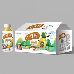 阿杜果语小目标益生菌菠萝汁480mlx15