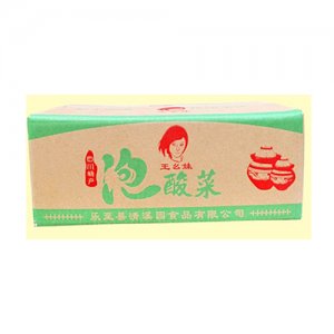 普照泡酸菜箱装2kg6袋