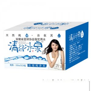 思杰清谷冰泉饮用纯净水箱装