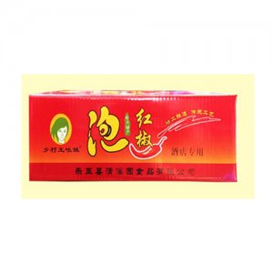 普照泡红椒箱装2kg6袋