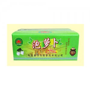 普照泡萝卜箱装2kg6袋