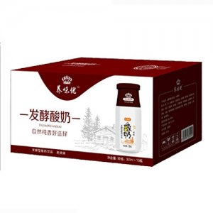 养味优发酵型酸奶炭烧味300mlx15瓶