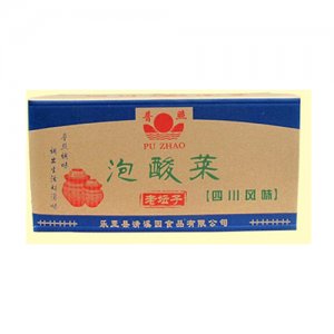 普照泡酸菜箱装2.5kg6袋