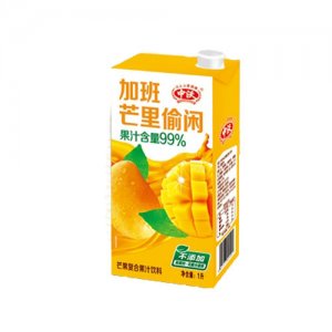 中沃99%芒果复合果汁饮料1L