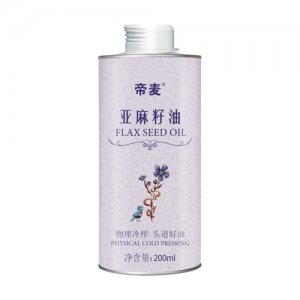 帝麦亚麻籽油200ml铁罐装