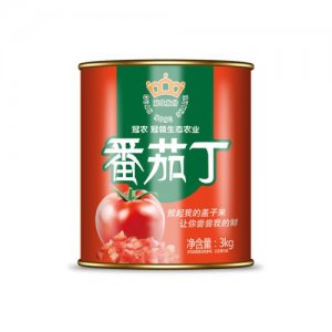 冠农股份 番茄丁 3kg 餐饮装
