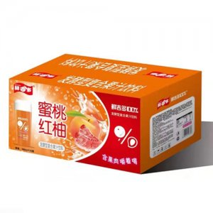 鲜吉多蜜桃红柚发酵复合饮料380mlX15