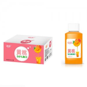 粒汁健黄桃50%果汁350ml