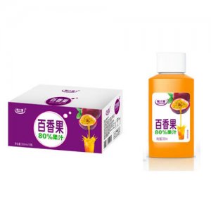 粒汁健百香果80%果汁350ml
