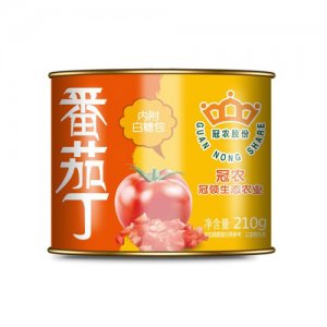 冠农股份 番茄丁210g 伴侣装