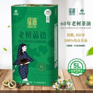 绿优原生老树山茶油5L清香型