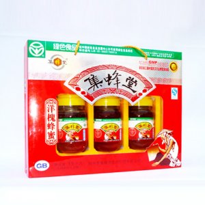 集蜂堂洋槐蜂蜜礼品装500gx3瓶