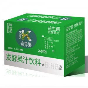 鲜吉多益生菌发酵果汁奇异果味1.1LX8