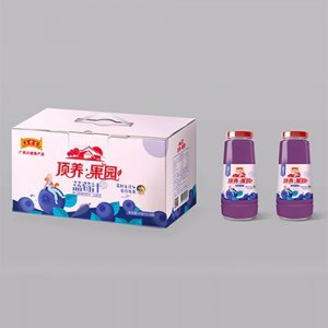 王老吉顶养果园蓝莓汁418ml8瓶装
