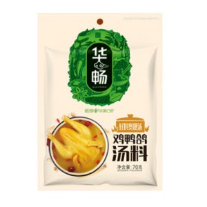华畅鸡鸭鸽汤料70g