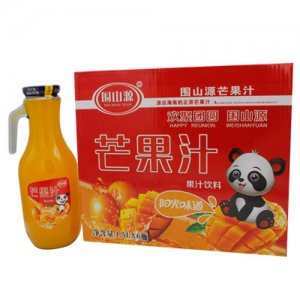 围山源芒果汁饮料箱