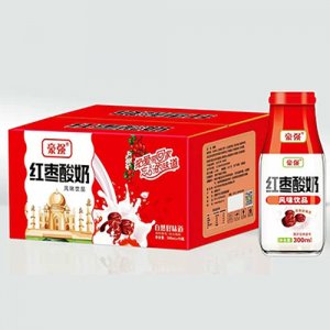 豪强红枣酸奶300ml15瓶