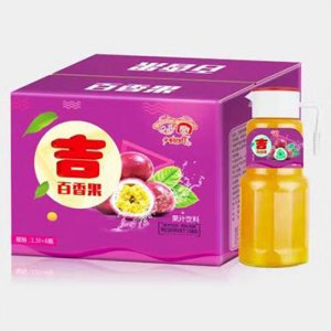 乡村伙伴百香果汁1.5L6瓶