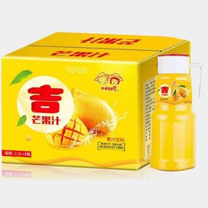 乡村伙伴吉芒果汁1.5L6瓶