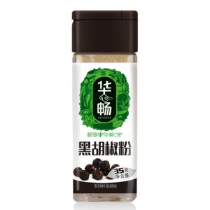 华畅黑胡椒粉（玻璃瓶）35g