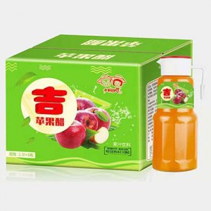 乡村伙伴吉苹果醋1.5L6瓶