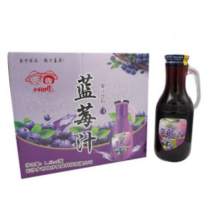 乡村伙伴蓝莓汁1.5L箱