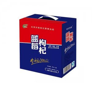 林泉绿色蓝莓枸杞饮料箱