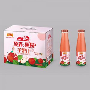 王老吉顶养果园苹果汁1L6瓶装