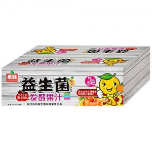 豪强益生菌发酵黄桃汁