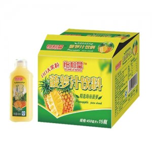 怡和堂菠萝汁饮料450ml15瓶