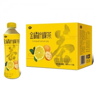 创亿金橘柠檬茶500mlx15瓶